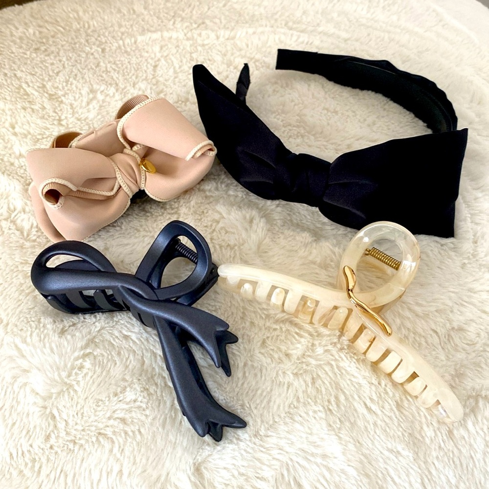 Headband and Hair Chips Bundle of 4